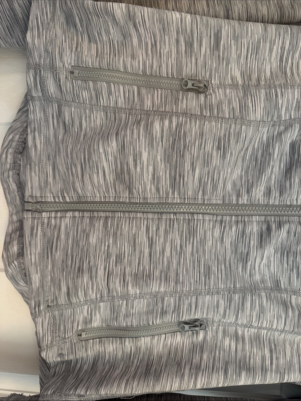 Gray Full-Zip Active Jacket. Women’s Medium. - Picture 2 of 8